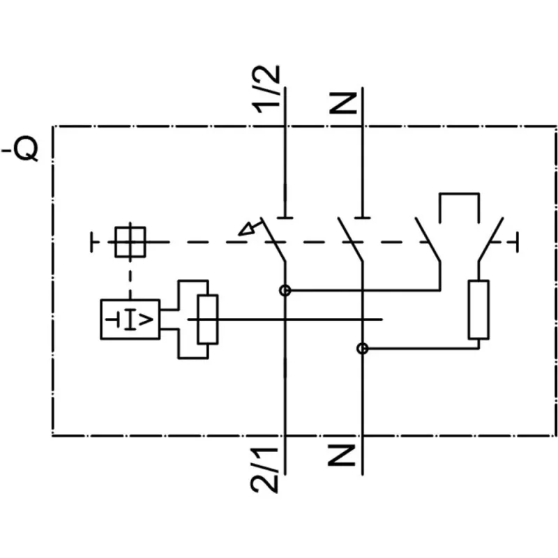 Siemens 5SV16166KK16 RCBO, 1P+N, 16 A, 30 mA, A tipa, C raksturlīkne, 6 kA