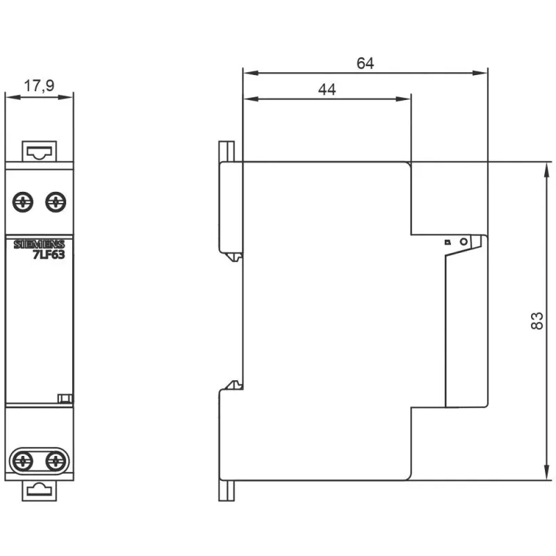 SIEMENS Kāpņu apgaismojuma taimera slēdzis 7LF6310