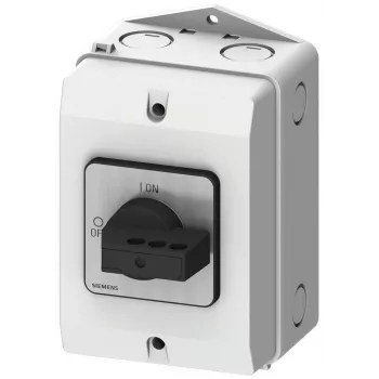 Siemens 3LD20842GP21 3 polu slodzes atslēgšanas slēdzis, 25 A, 690 V AC, IP65 priekšpuse