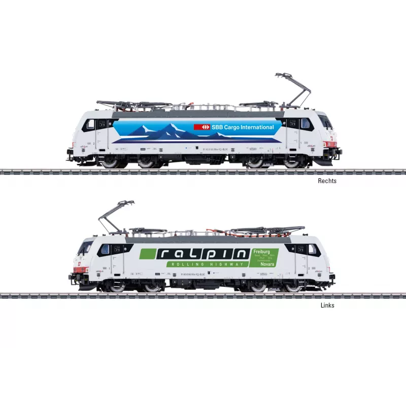 Märklin 038801 H0 elektriskā lokomotīve BR 186 SBB Cargo International mfx+ Digital