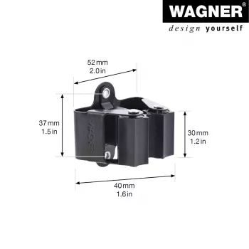 Wagner Design Yourself sienas kronšteins WH 2095 melns (15209502)