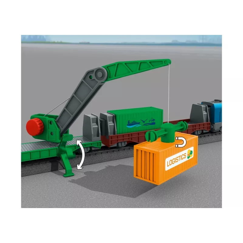 Märklin 29349 H0 starta komplekts Container Logistics ar 232. klases dīzeļlokomotīvi un 3 konteineru platformām