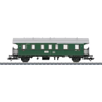 Märklin 4313 H0 ātrvilciena vagons Büm 234 2. klase DB IV ēra okeāna zilā/ bēšā