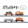 Märklin Start up 029296 H0 pašvaldības dienesta startera komplekts ar dīzeļa manevrēšanas lokomotīvi un 2 pašizgāzēju vagoniem
