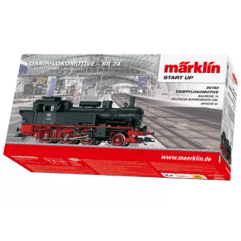 Märklin 36740 HO mēroga dīzeļlokomotīve DB 212. klase (V 100) melna/sarkana ar mfx+ digitālo skaņu