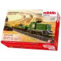 Märklin 29653 H0 starta komplekts lauksaimniecība - digitālā tvaika lokomotīve BR 81 ar mfx+ skaņu, Mobile Station 3, C-Track ovāls, vagoni ar traktoru un siena ķīpām