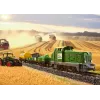 Märklin 29653 H0 starta komplekts lauksaimniecība - digitālā tvaika lokomotīve BR 81 ar mfx+ skaņu, Mobile Station 3, C-Track ovāls, vagoni ar traktoru un siena ķīpām