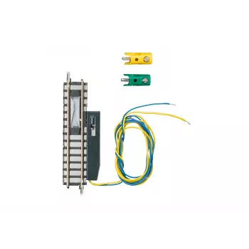 Märklin Z mēroga taisna atvienošanas sliede 8587 - 110 mm, melna