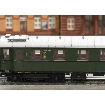 Märklin 42500 H0 ekspresvilciena pasažieru vagons B4uewe, 2. klase, DB