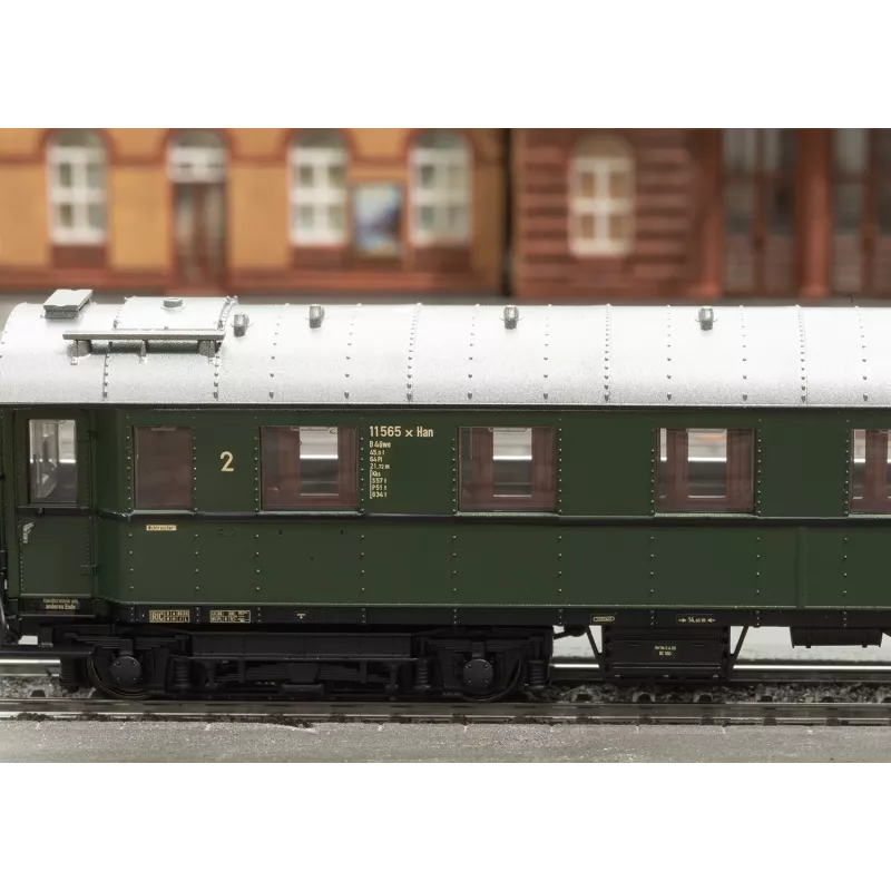 Märklin 42500 H0 ekspresvilciena pasažieru vagons B4uewe, 2. klase, DB