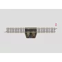Märklin Z mēroga taisnais savienojuma sliedes posms 8590 (110 mm, melns/dzeltens)