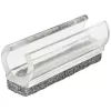 Wagner design yourself EH 0690 uzspraužamie mēbeļu slīdņi, plastmasa, 12 mm apaļām kājām, 4 gab., balti 15069099