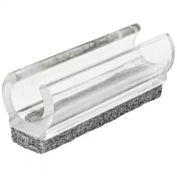 Wagner design yourself EH 0690 uzspraužamie mēbeļu slīdņi, plastmasa, 12 mm apaļām kājām, 4 gab., balti 15069099