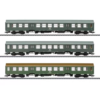 Märklin 42580 H0 3 vagonu komplekts DR pasažieru vagoni