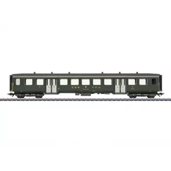 Märklin 043373 H0 SBB 2. klases vieglmetāla pasažieru vagons