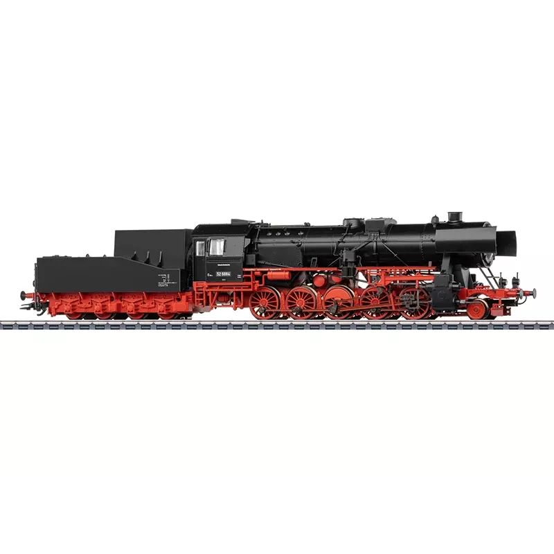Märklin 039535 H0 tvaika lokomotīve BR 52 ar stingrā rāmja tenderi no DB
