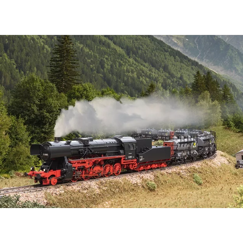 Märklin 039535 H0 tvaika lokomotīve BR 52 ar stingrā rāmja tenderi no DB