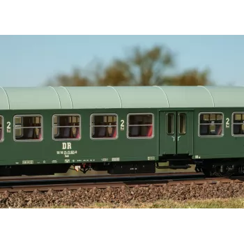 Märklin 42581 H0 2. klases pasažieru vagons Deutsche Reichsbahn III ēra