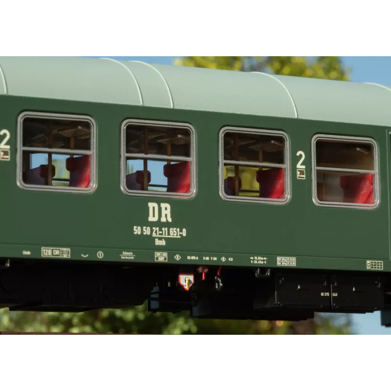 Märklin 42581 H0 2. klases pasažieru vagons Deutsche Reichsbahn III ēra