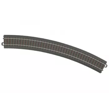 Märklin 24430 HO C-Track taisnais sliežu posms 437,5 mm, nikelīna sliedes, brūns balasts