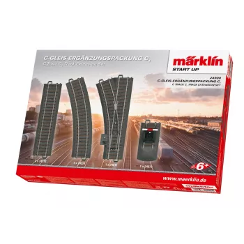 Märklin C-Track paplašinājuma komplekts C1 - H0 mērogs (24900)
