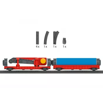 Märklin World 44347 – H0 iekraušanas papildinājuma komplekts ar celtņa vagonu