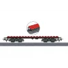 Märklin 44734 H0 būvklucīšu vagons, melns/sarkans