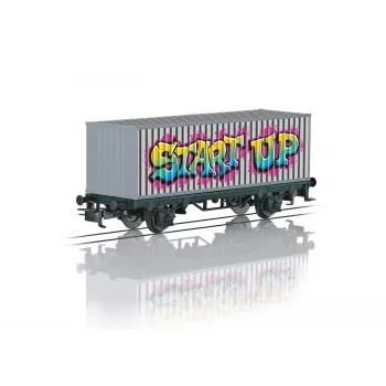 Märklin 44831 H0 segtais kravas vagons, Märklin Magazin gada vagons 2001, V ēra, AC, Relex sakabes