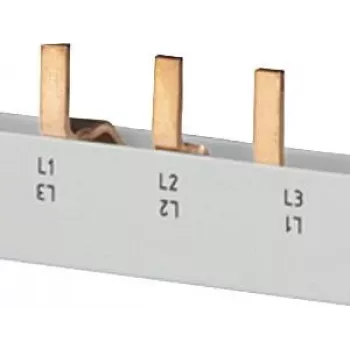 SIEMENS Pin Busbar 4x3-Phase 5ST3645, 12 moduļi, 63 A, 400 V, 10 mm², pilnībā izolēta