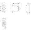 Siemens 3LD30300TK13 galvenais slēdzis / slodzes atslēgšanas slēdzis, 3-polīgs, 16 A, 7.5 kW, sarkans/dzeltens