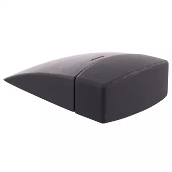 Wagner design yourself EH 5150 grīdas durvju atdurējs, cinka lejamais sakausējums un plastmasa, matēts niķelis, 45 mm augstums 15515011