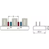 SIEMENS 5ST36760 kontaktu kopne 10mm² 1P+N 12 moduļi, 6 AFDD + 6 komponenti