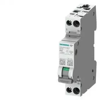 Siemens 5SL60166MC 2 polu 16 A C raksturlīknes miniatūrais automātiskais slēdzis, 6 kA