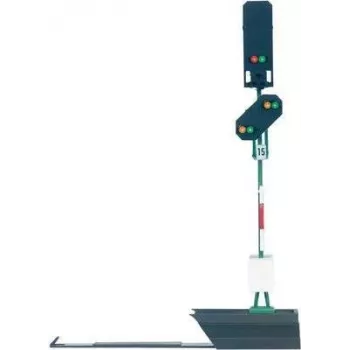 Märklin 76495 H0 gaismas priekšsignāls (Vorsignal) ar LED, Vr0/Vr1, analogajai vai digitālajai vadībai