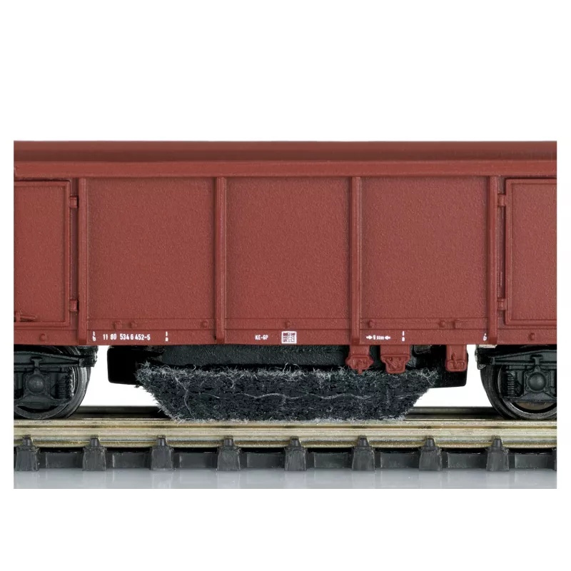Märklin 86501 Z mēroga sliežu tīrīšanas vagons - melns/sarkans