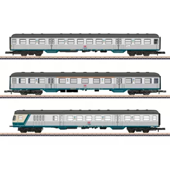 Märklin 087183 Z mēroga vagonu komplekts Karlsruher Kopf DB A