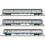 Märklin 087183 Z mēroga vagonu komplekts Karlsruher Kopf DB A