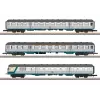 Märklin 087183 Z mēroga vagonu komplekts Karlsruher Kopf DB A