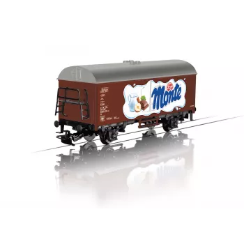 Märklin 44252 HO mēroga Gms 30 segtais preču vagons, III ēra, DB, brūns