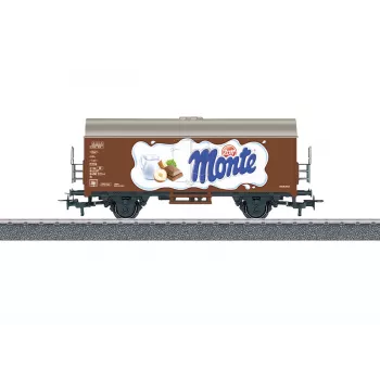Märklin 44252 HO mēroga Gms 30 segtais preču vagons, III ēra, DB, brūns