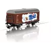Märklin 44252 HO mēroga Gms 30 segtais preču vagons, III ēra, DB, brūns