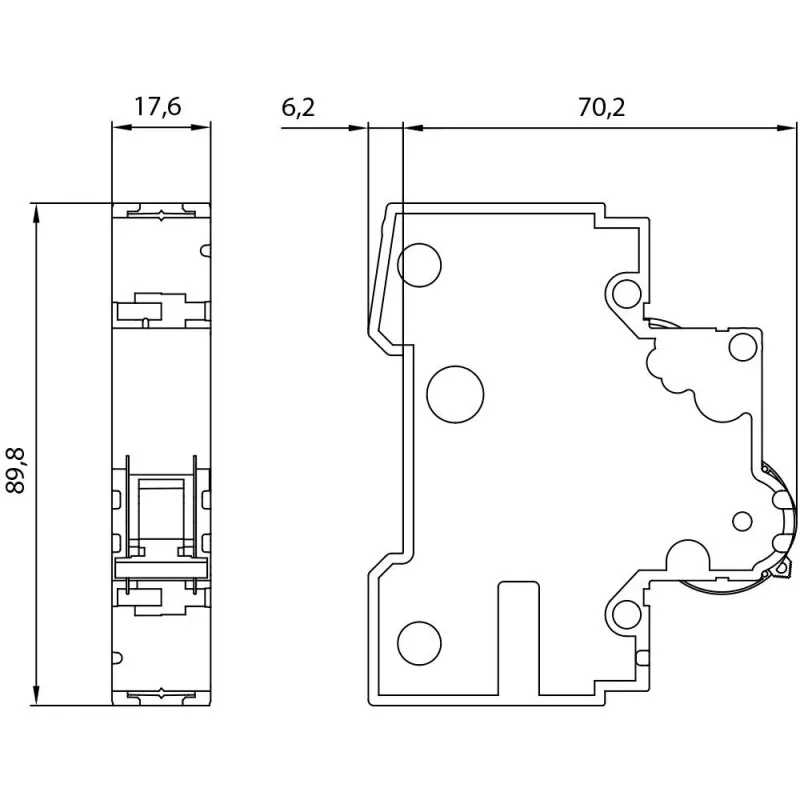 Siemens SENTRON 5SY51207 automātiskais slēdzis 1P C20 20 A 230/400 V 6 kA