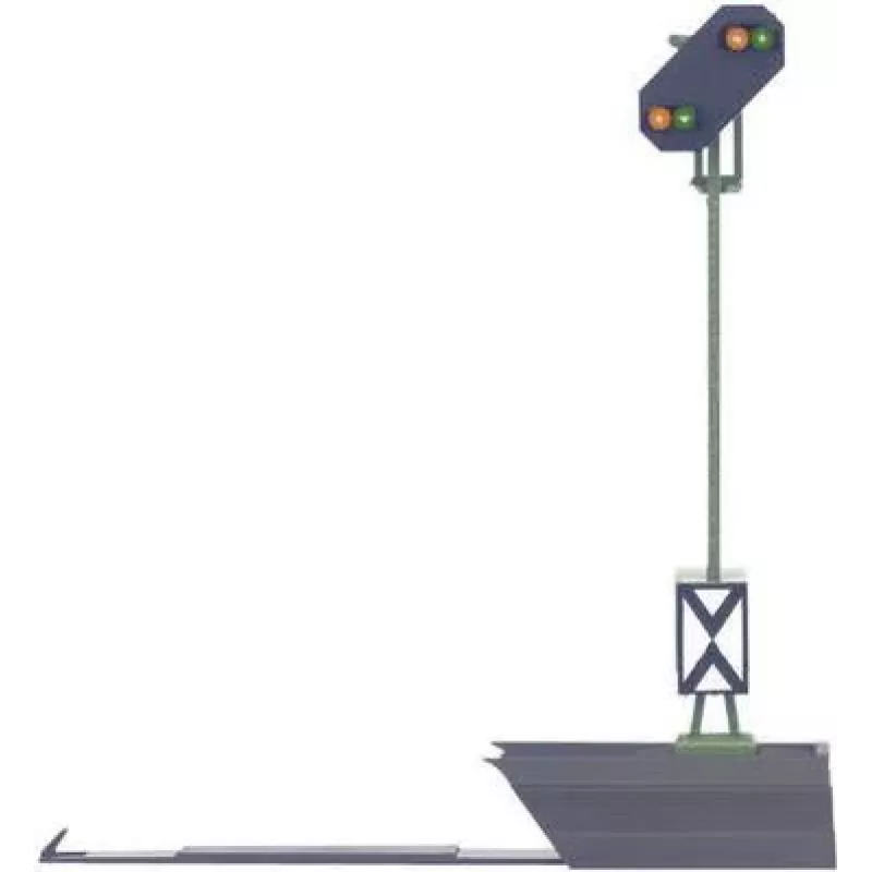 Märklin 76480 H0 gaismas bloka signāls ar priekšsignālu, LED, digitālais