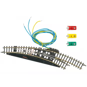Märklin Z mēroga elektromagnētiskais līknes rādītājs, labās puses - melns/dzeltens (8569)