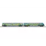 Märklin 87307 Z mēroga divstāvu vagonu komplekts Touristik 2 DB AG (1:220, 2 vagoni)