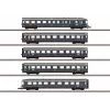 Märklin 087615 Z mēroga vagonu komplekts 'Blauer Enzian' DB, MHI (3 vagonu pasažieru komplekts)