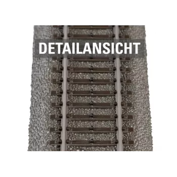Märklin H0 C-Track labās puses pārmija 188,3 mm ar pamatni (24612)