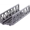 Märklin 07262 režģveida tilts HO mēroga modeļu dzelzceļiem – pelēks plastmasas vienceļa tilta komplekts, garums 360 mm