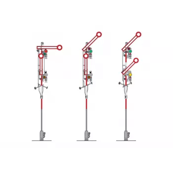 Märklin 70411 H0 tālvadības signāls (Vorsignal) ar LED, 2 aspekti, 3-sliedes AC