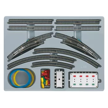 Märklin 08192 Dubultceļa komplekts T1 - Z mērogs (1:220) sliežu paplašināšanas komplekts